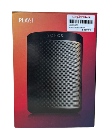 Sonos PLAY1UK1BLK Play 1 Wireless Speaker Black